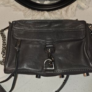 Rebecca Minkoff Gray Leather Crossbody Bag